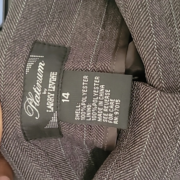 Blue button down shirt & Blue/Grey Vest Pinstripe pants - Picture 4 of 9